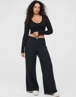 OFFLINE By Aerie OTT Fleece Super Wide Leg Pant