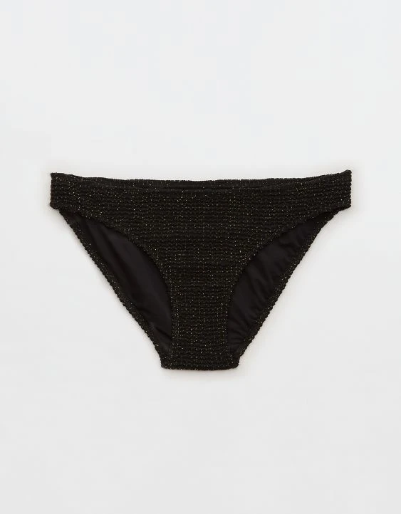 Aerie Lurex Crinkle Full Coverage Bikini Bottom - Image 3