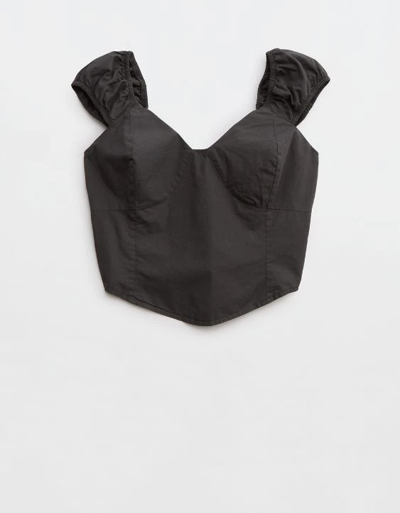 Aerie Woven Corset Top - Image 3