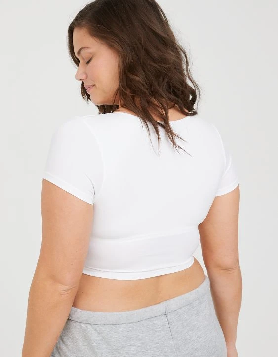 OFFLINE By Aerie Real Me V-Neck T-Shirt - Image 3