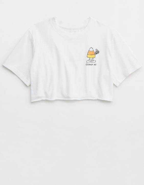 OFFLINE By Aerie Rock N Roll Cropped T-Shirt - Image 3