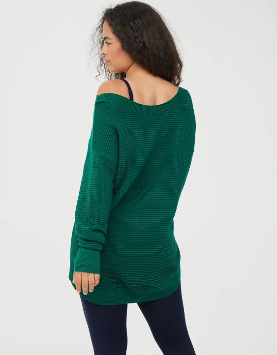 OFFLINE By Aerie Home Stretch Off The Shoulder Sweater - Image 2