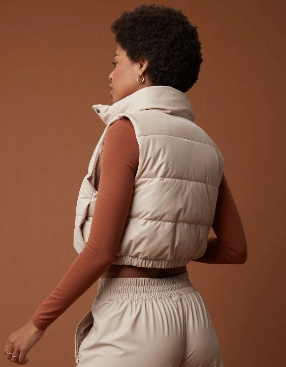 OFFLINE By Aerie Real Luxe Faux Leather Vest - Image 3