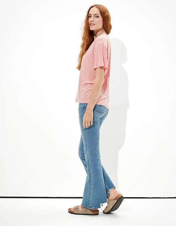 AE Oversized Soft & Sexy V-Neck T-Shirt - Image 2