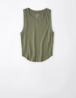 AE Cropped High Neck Daily Fave Tank Top