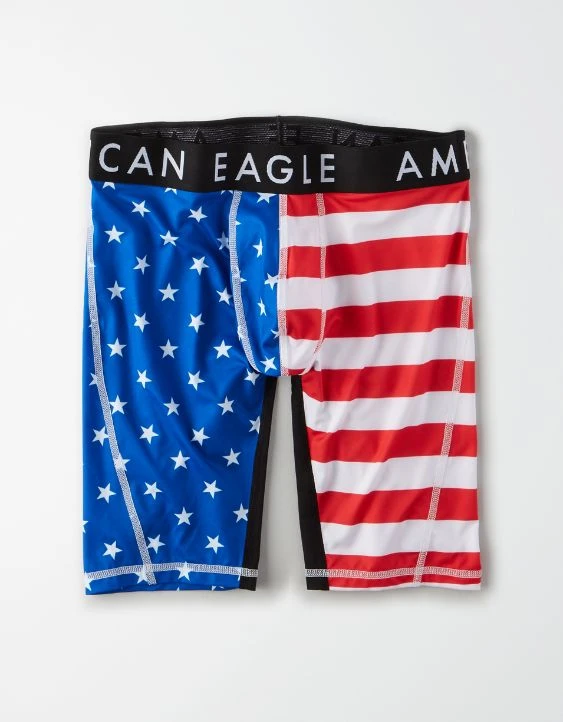AEO Stars + Stripes 9" Flex Boxer Brief - Image 3