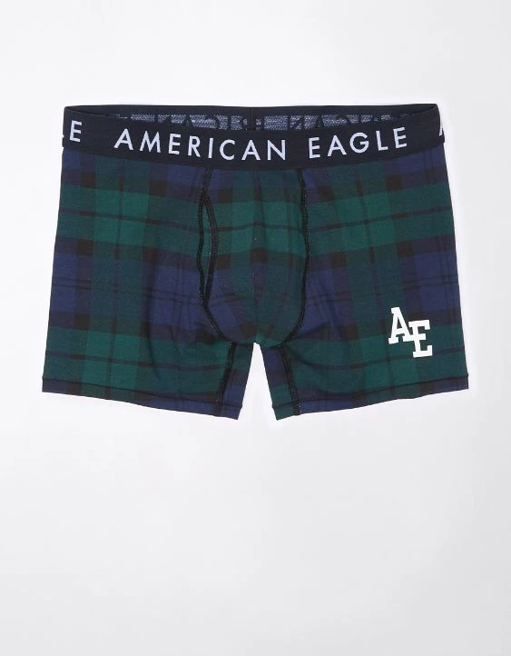 AEO Plaid 4.5" Classic Boxer Brief - Image 3
