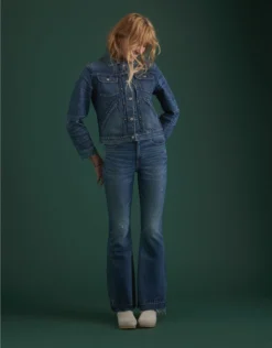 AE77 Premium Shrunken Denim Jacket