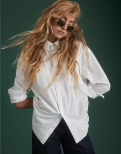 AE77 Premium Poplin Boyfriend Shirt