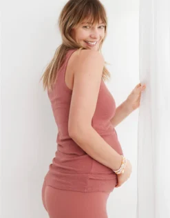 Mama By Aerie⢠Ribbed Basic Tank Top