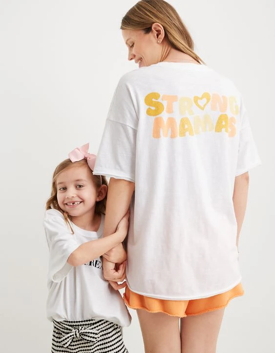 Aerie Mama Graphic Oversized Boyfriend T-Shirt - Image 2