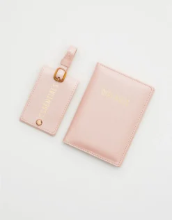 Aerie Graphique Girl Boss Passport & Luggage Tag Set