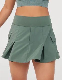OFFLINE By Aerie Real Me Cargo Pleated Skort