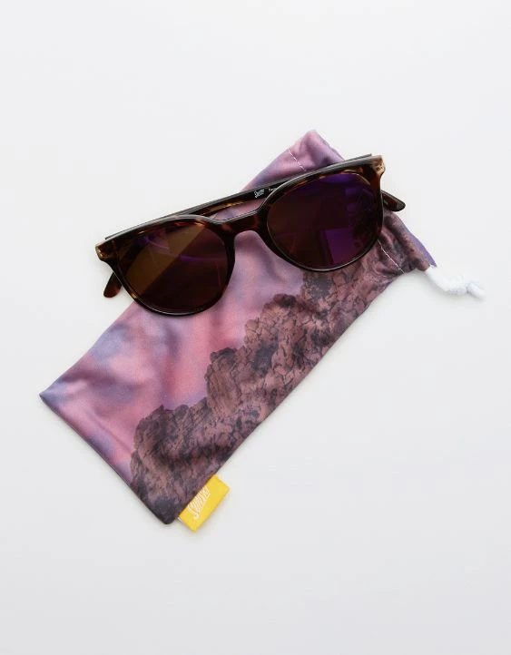 Sunski Makani Tortoise Purple Sunglasses - Image 2