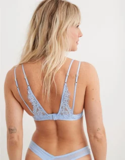 Aerie Show Off Plunge Push Up Lace Bra