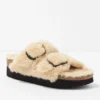 Birkenstock Women's Arizona Big Buckle Shearling Sandal