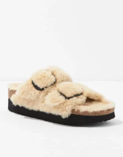 Birkenstock Women's Arizona Big Buckle Shearling Sandal