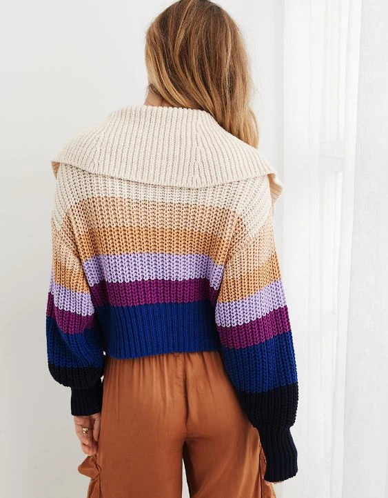 Aerie Double Zip Cardigan - Image 3